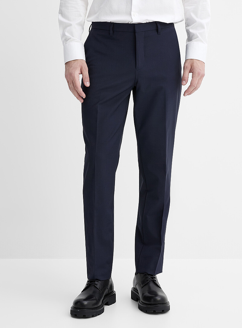 Essential wool-blend pant London fit - Slim straight product image 2