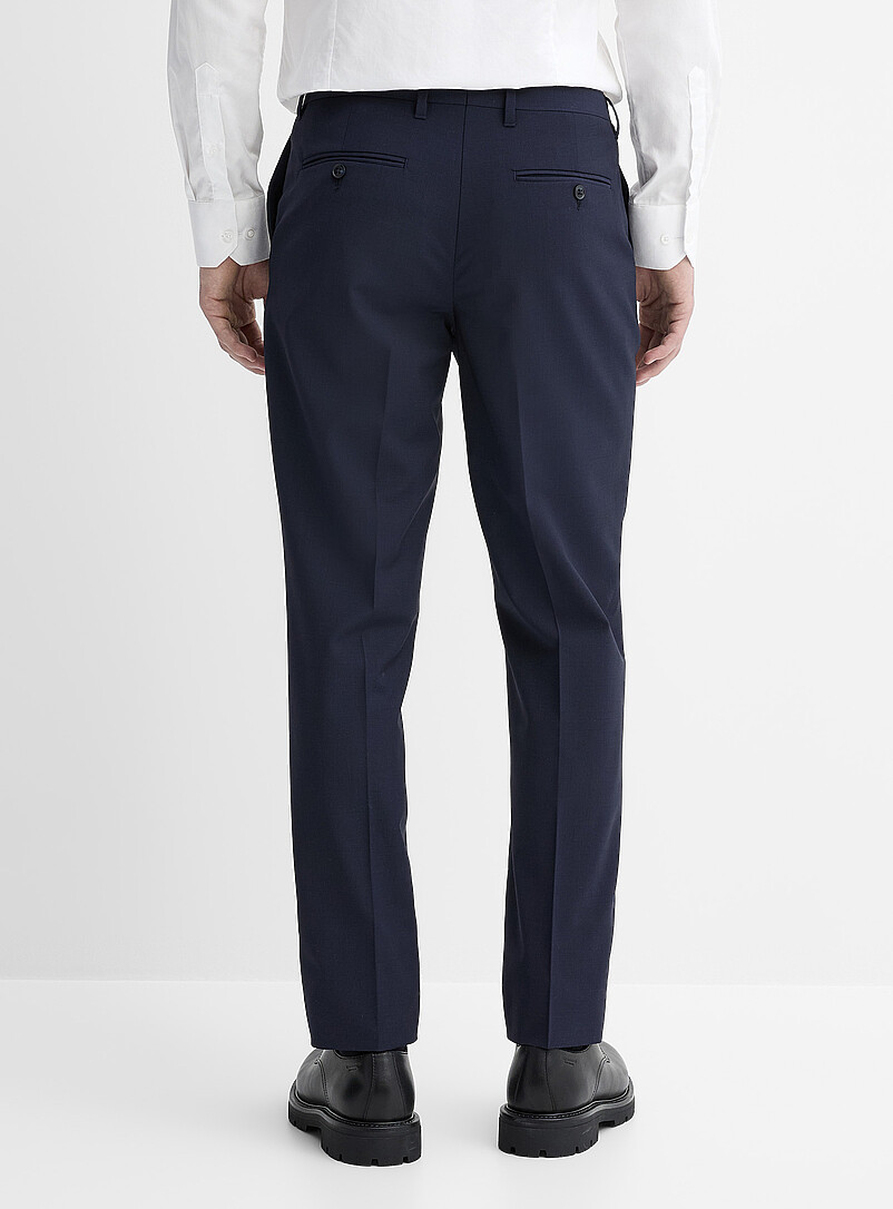 Essential wool-blend pant London fit - Slim straight product image 3