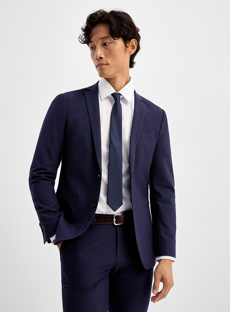 Recycled Polyester Essential Suit Jacket Milano Fit - Super Slim