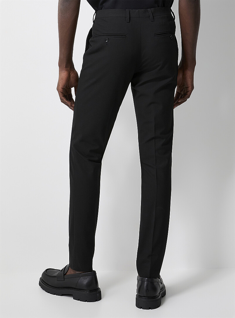 Recycled polyester essential pant Milano fit - Super slim product image 3