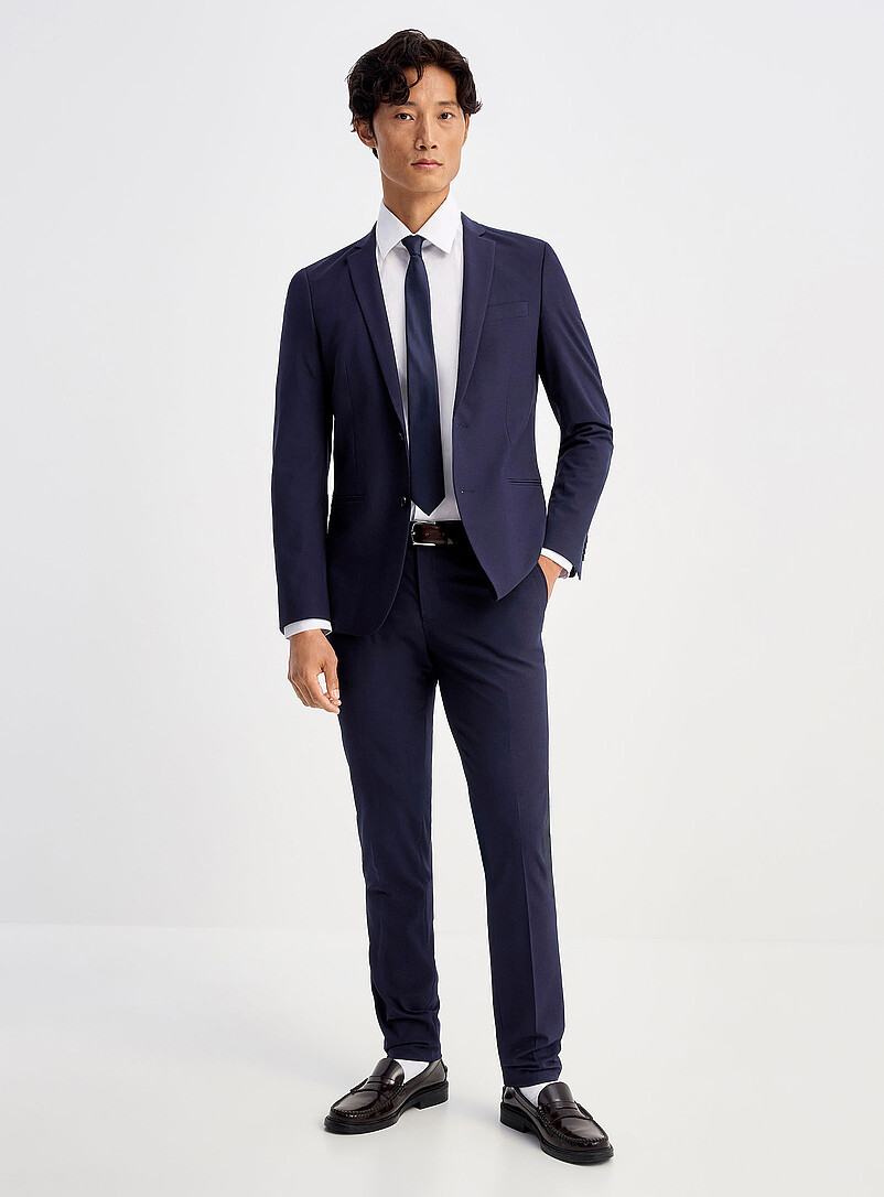 Recycled Polyester Essential Pant Milano Fit - Super Slim