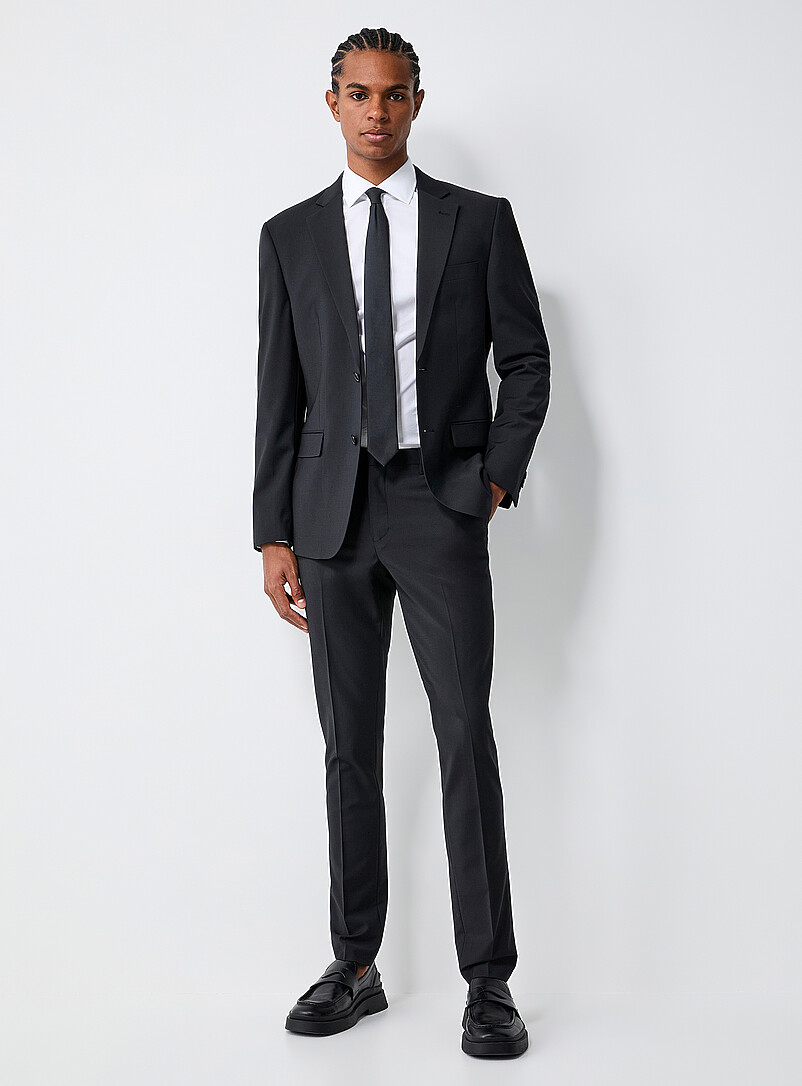 Wool blend stretch suit jacket Stockholm fit - Slim product image 2