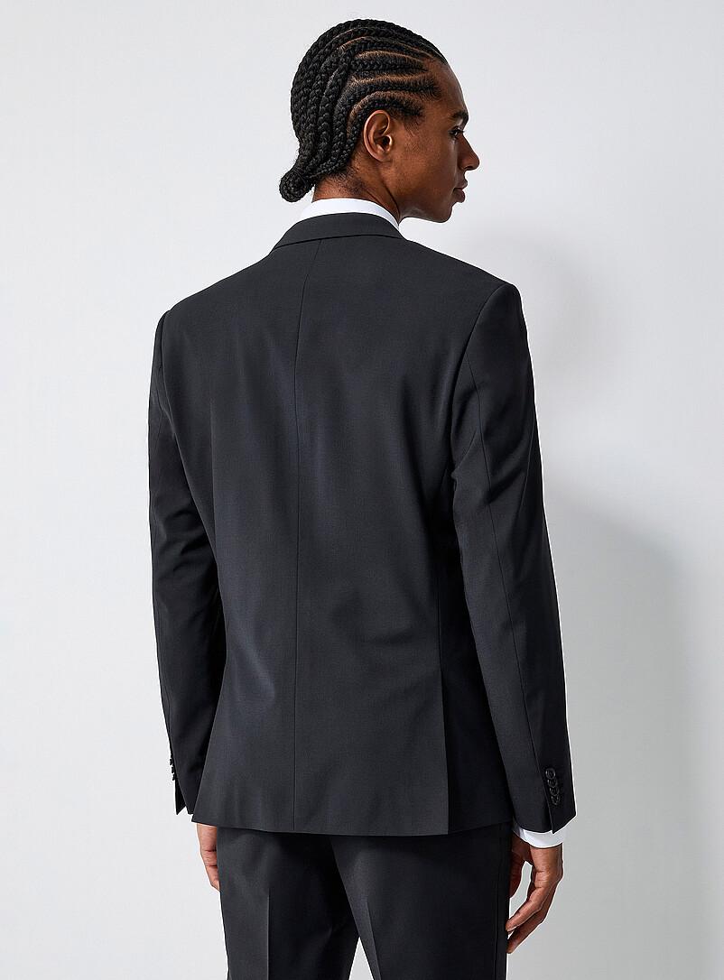 Wool blend stretch suit jacket Stockholm fit - Slim product image 3