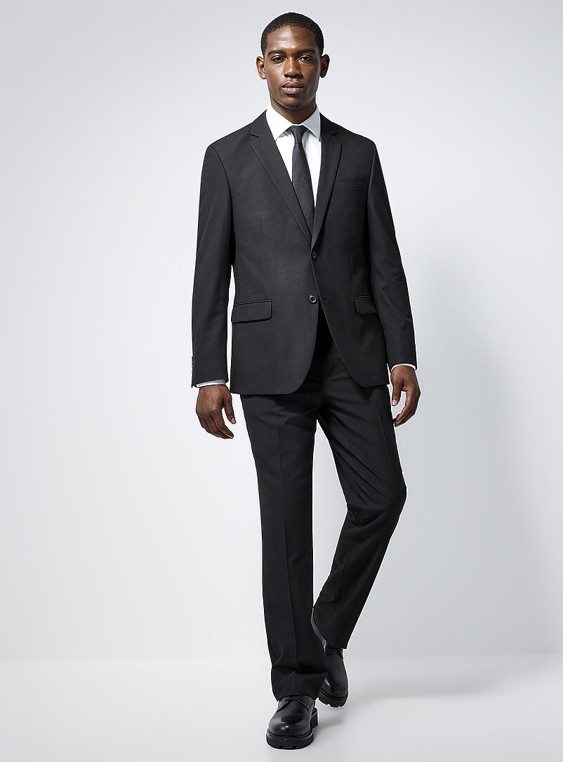 Stretch piqué suit Berlin fit - Regular product image (primary)