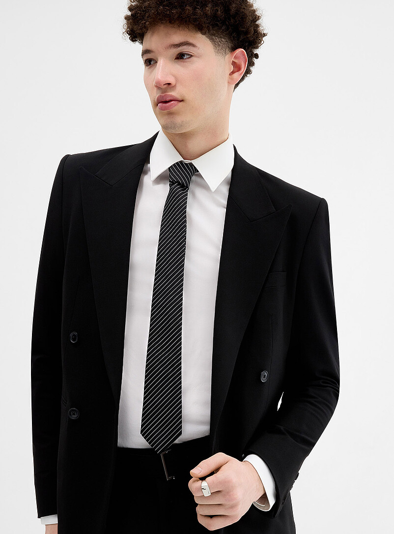Minimalist double-breasted suit jacket Antwerp fit - Relaxed product image 2