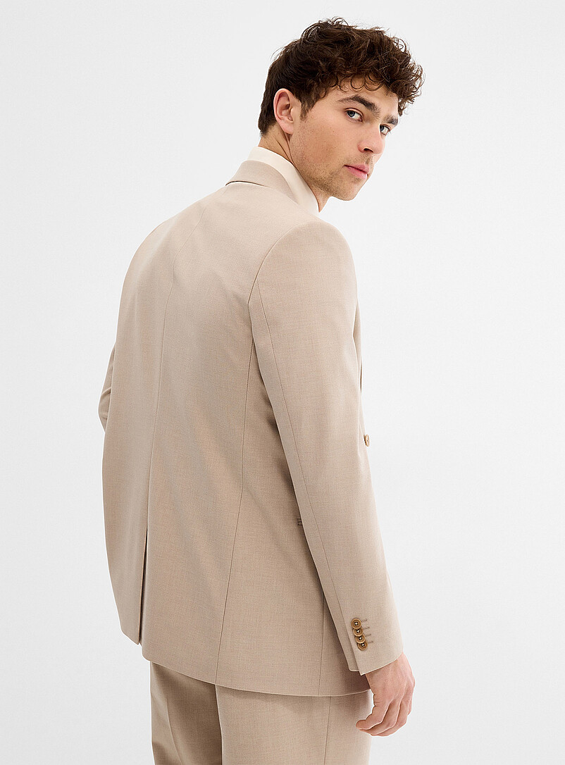 Minimalist double-breasted suit jacket Antwerp fit - Relaxed product image 3