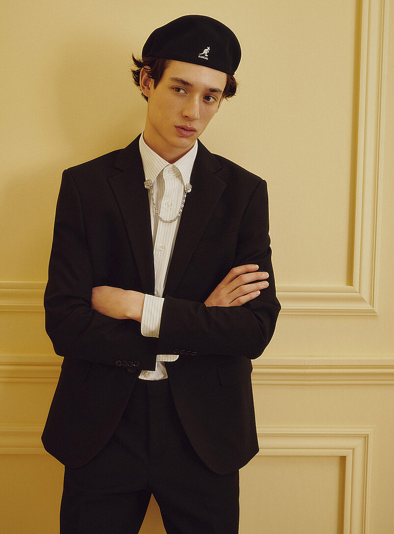 Solid-colour soft suit jacket Paris fit - Relaxed product image (primary)