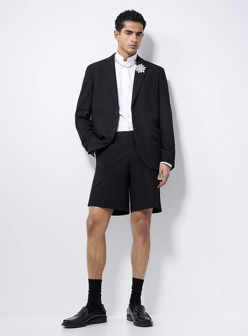 Solid-colour soft suit jacket Paris fit - Relaxed product image 2
