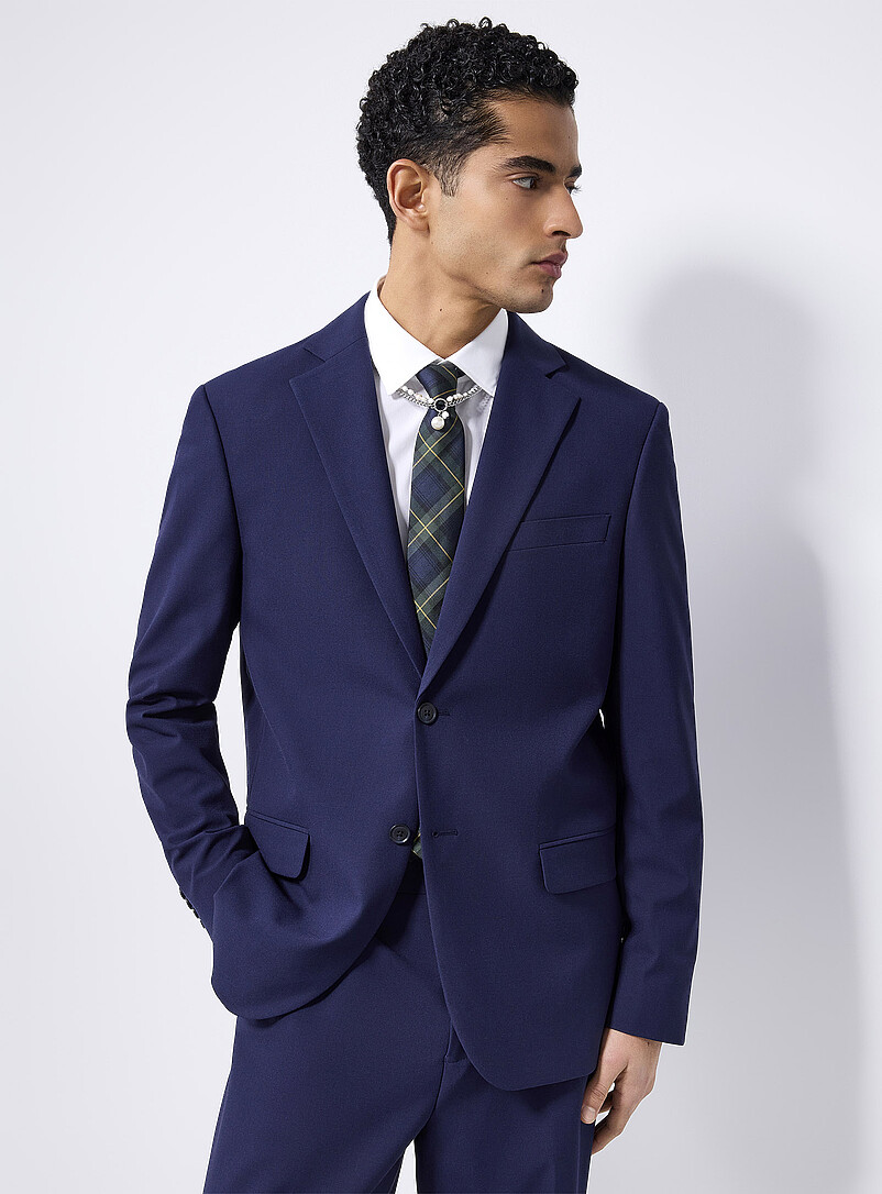 Solid-Colour Soft Suit Jacket Paris Fit - Relaxed