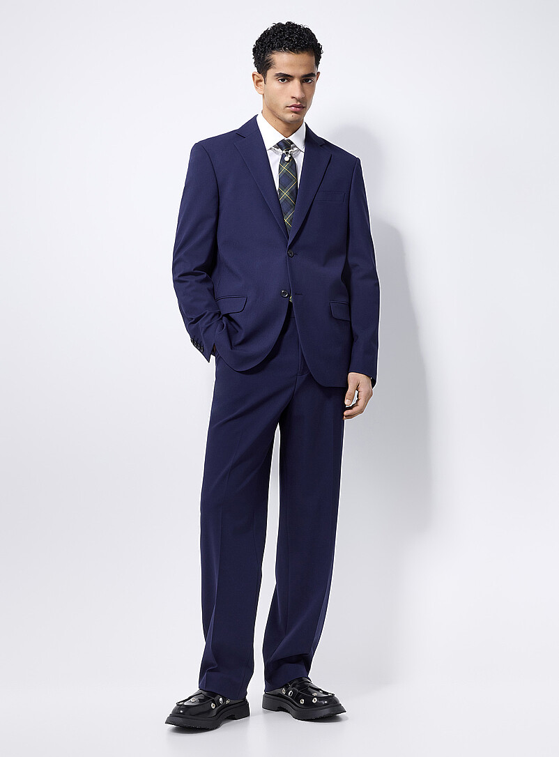 Solid-colour soft suit jacket Paris fit - Relaxed product image 2