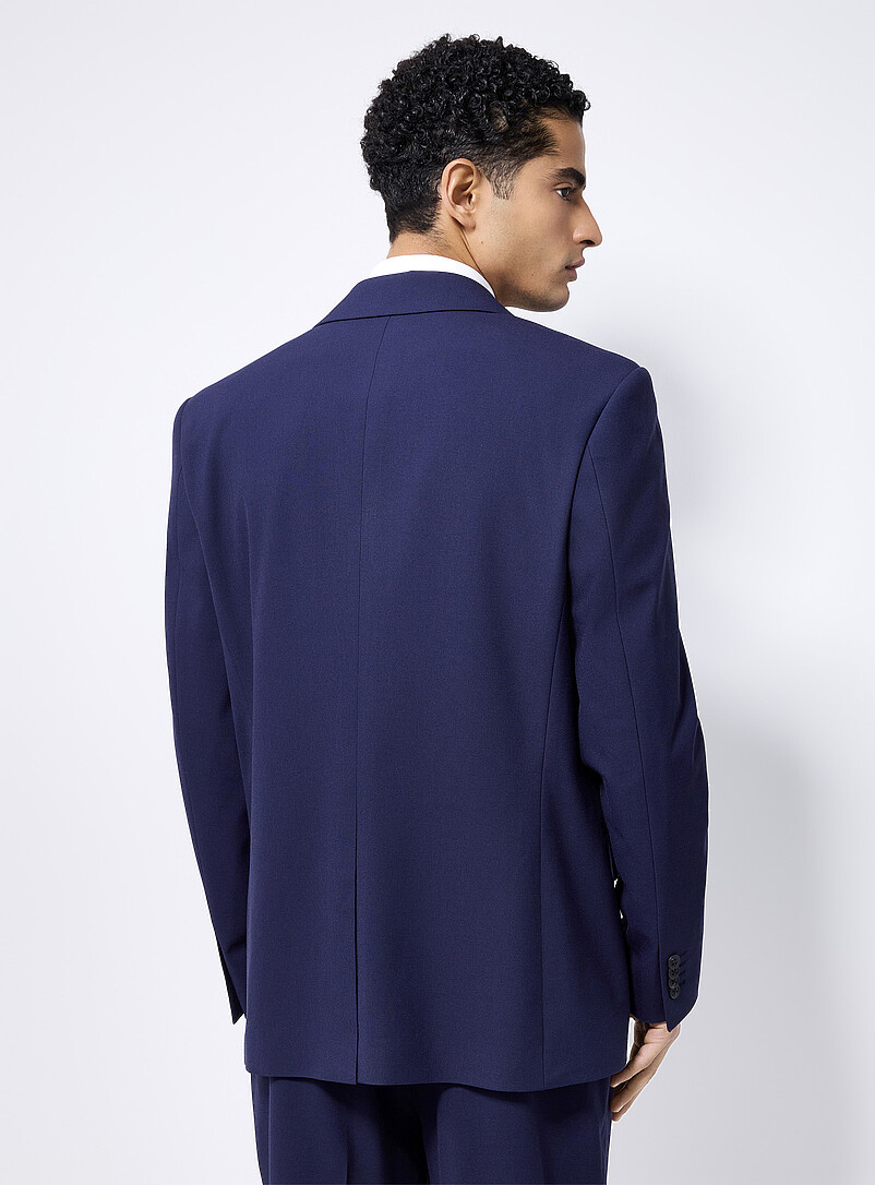 Solid-colour soft suit jacket Paris fit - Relaxed product image 3