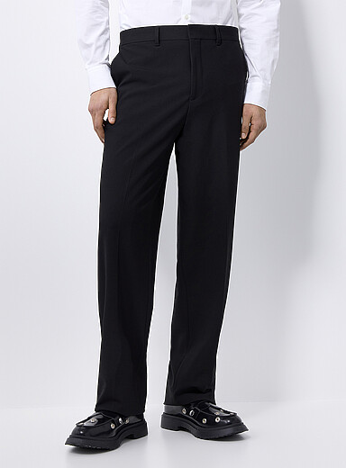 Le pantalon taille haute souple <b>Coupe Paris - D&eacute;contract&eacute;e &agrave; taille haute</b>