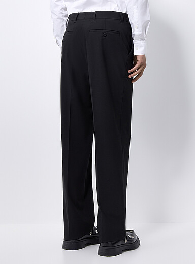 Le pantalon taille haute souple <b>Coupe Paris - D&eacute;contract&eacute;e &agrave; taille haute</b>