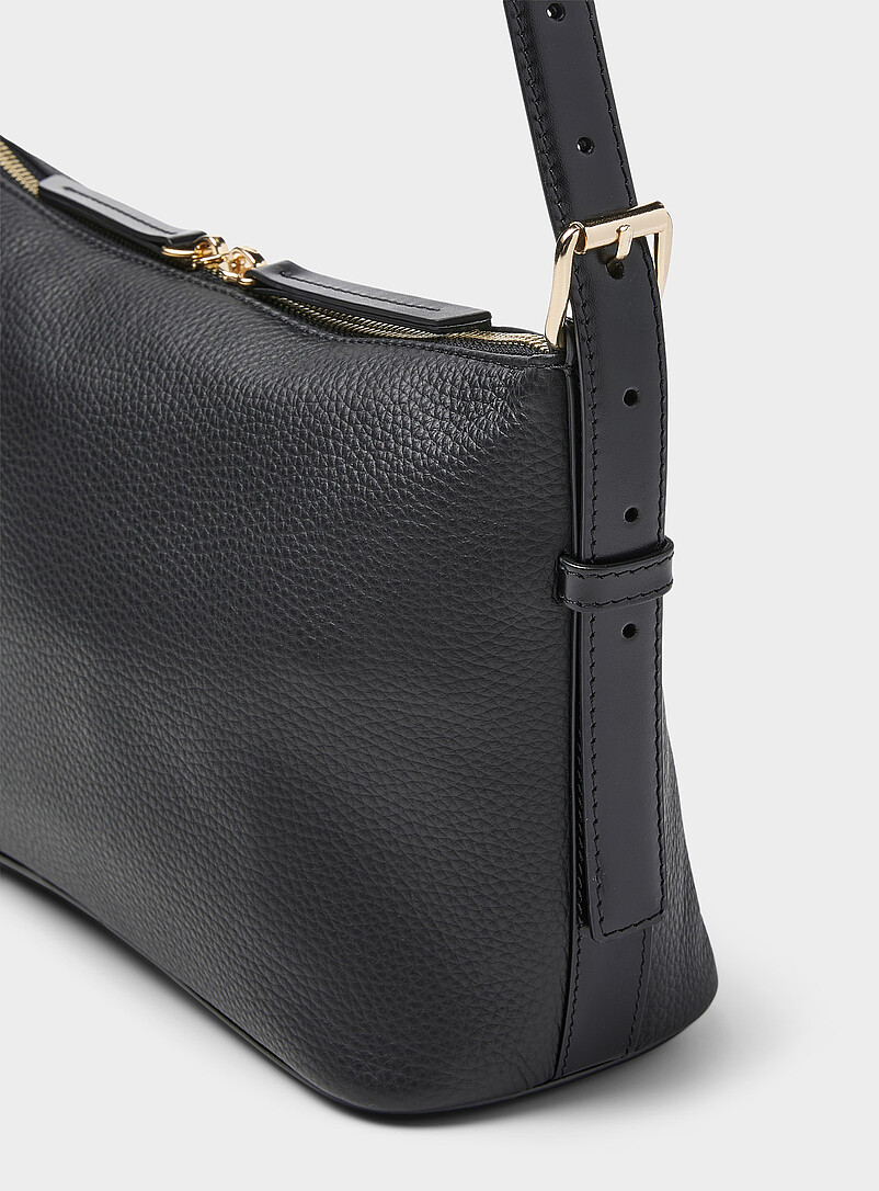 Vera black grained leather shoulder bag | A.P.C. | | Simons