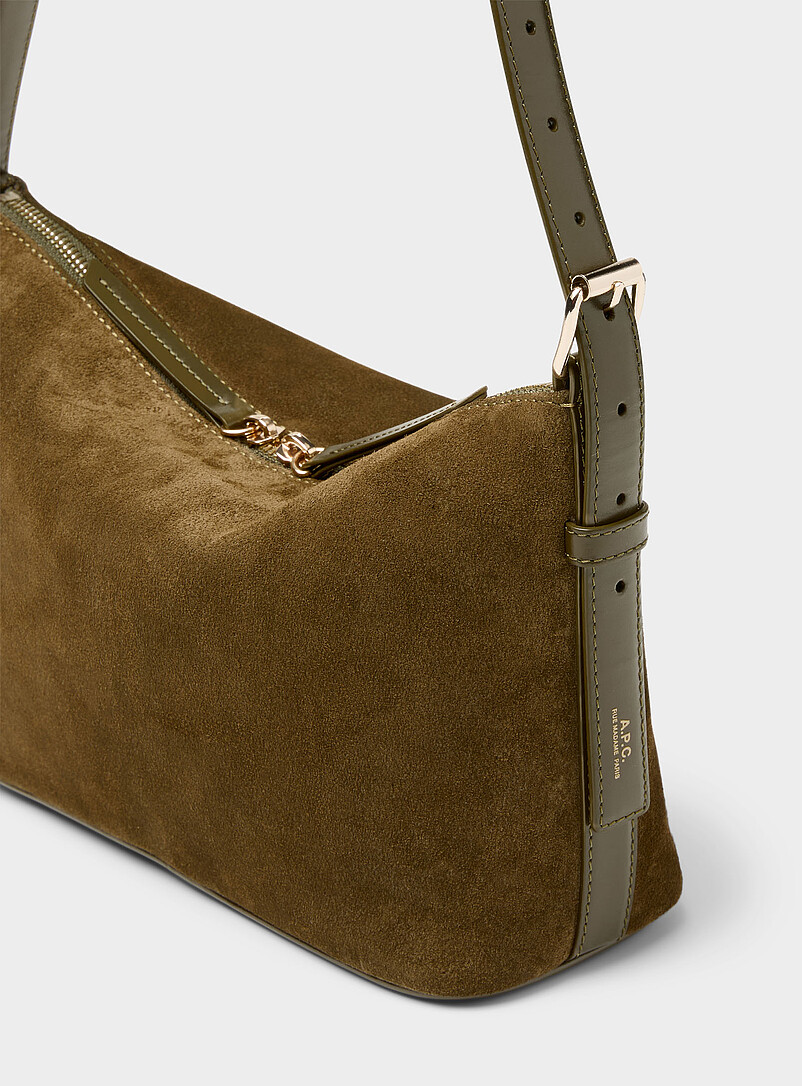 バッグ A.P.C. France Made Suede Shoulder Bag Vera khaki green suede shoulder bag | A.P.C. | | Simons