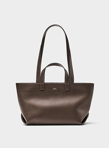 Le petit fourre-tout cuir Drummer brun fonc&eacute;