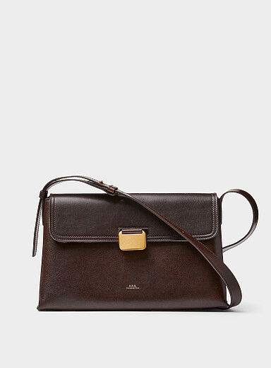 Simone leather crossbody bag