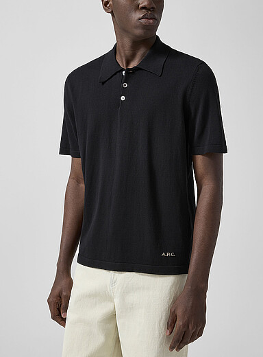 Le polo tricot logo brod&eacute;