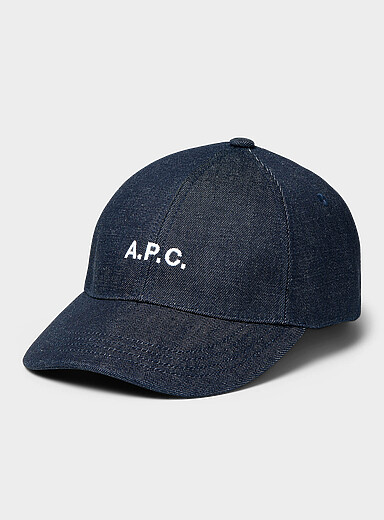 La casquette denim indigo Charlie