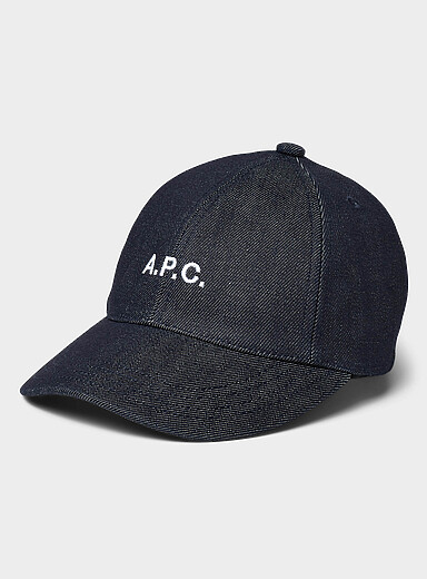 La casquette denim logo brod&eacute;