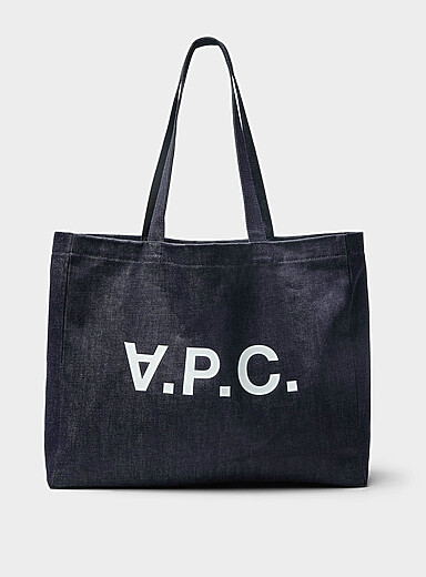 Daniela indigo denim tote bag