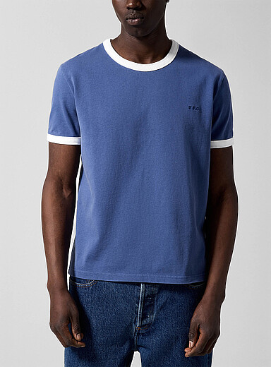 A.P.C. Blue Ringer T-shirt for men