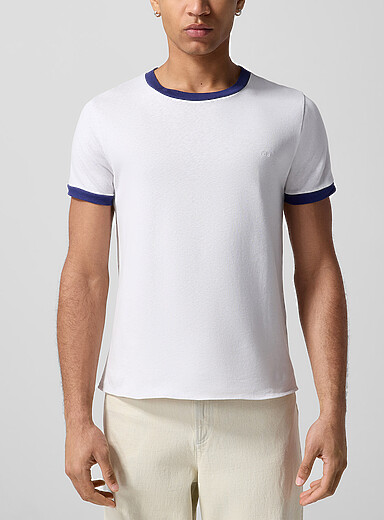 A.P.C. Off White Ringer T-shirt for men