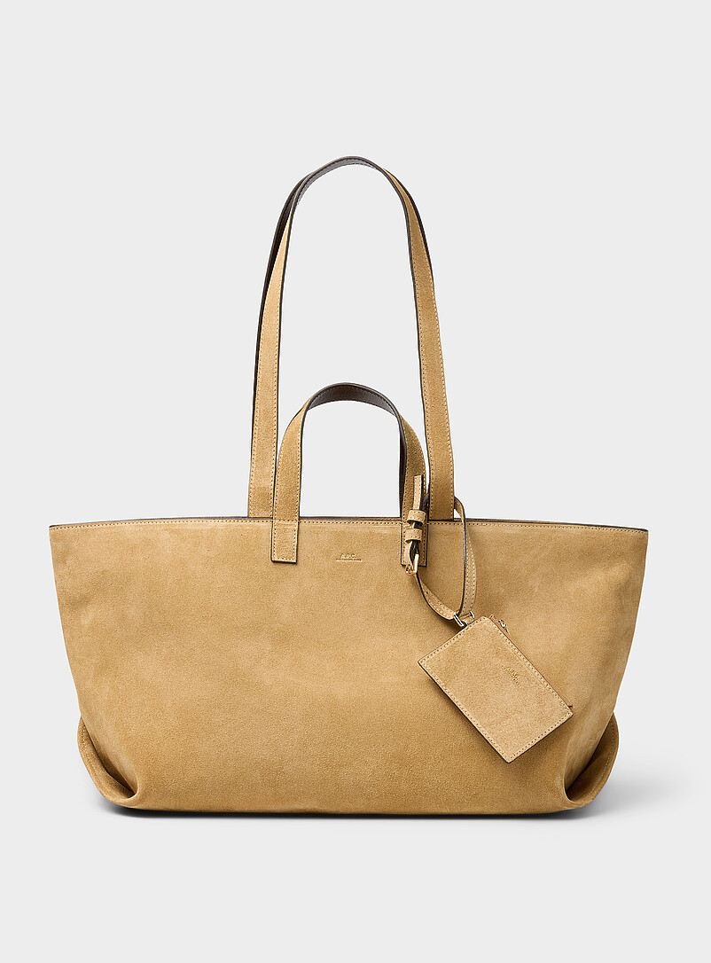 Drummer Sable Suede Tote Bag