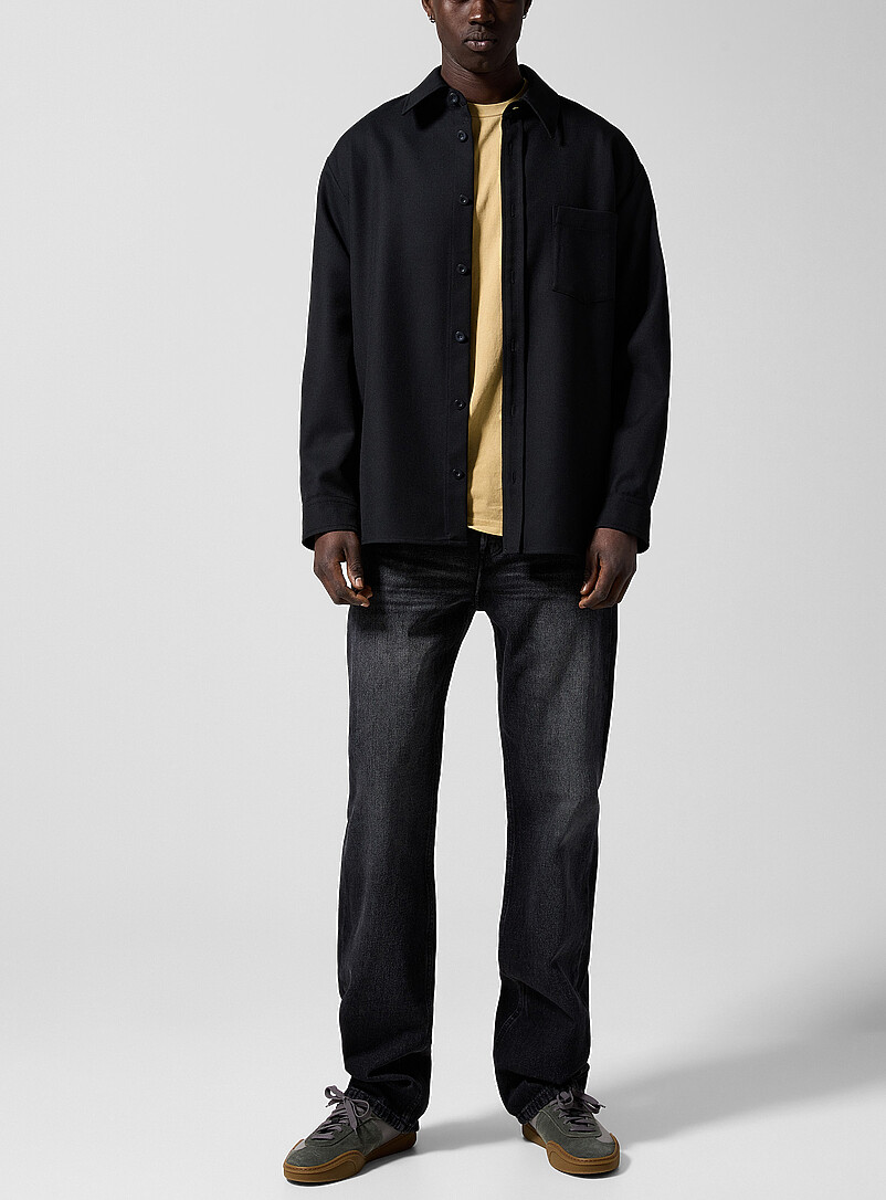 Rescue Washed Black Straight-Leg Jean
