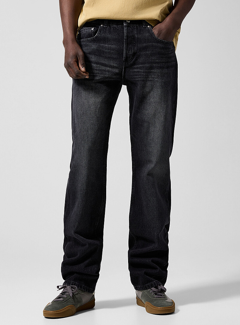 Rescue washed black straight-leg jean product image 2