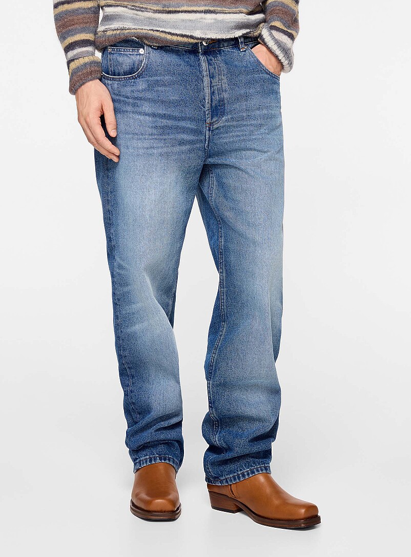 Fairfax faded indigo jean Unisex product image 2