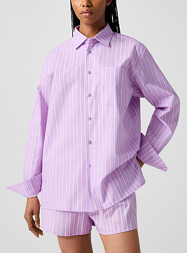 Marimekko Pink Jokapoika Kioski oversized shirt for women