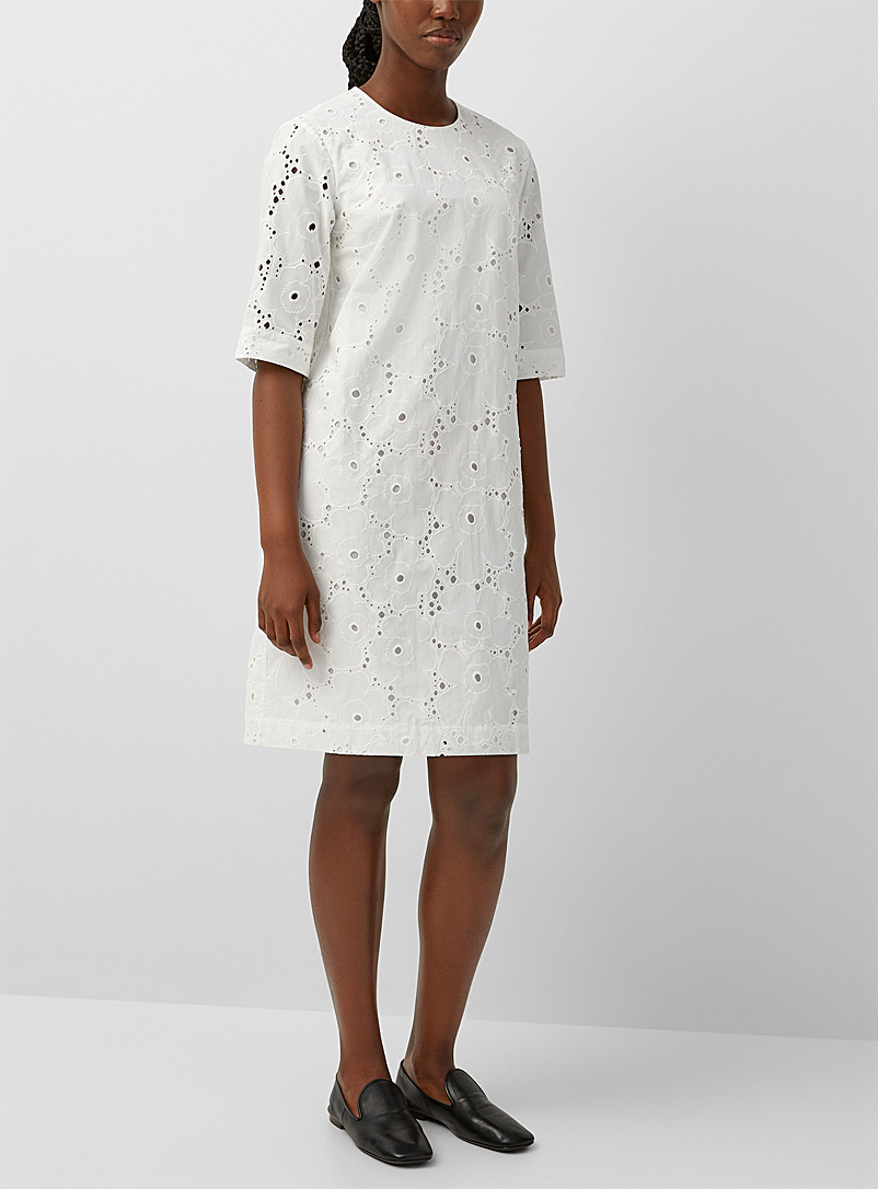 Marimekko: La robe Tupani Unikko Blanc pour femme