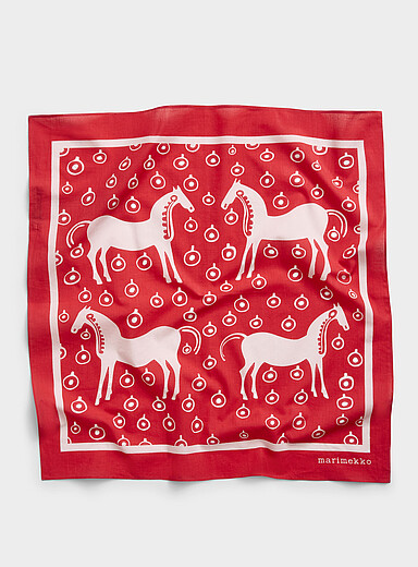 Astrilli Musta Tamma square scarf