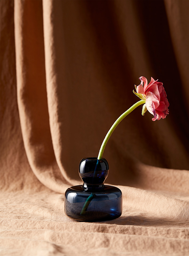 Marimekko Dark Blue Flower vase for women