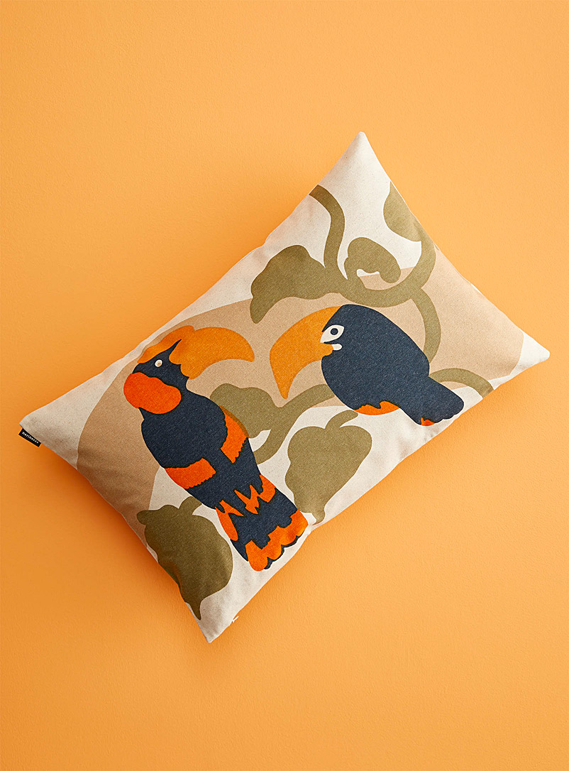Marimekko Orange Pepe cushion cover for women