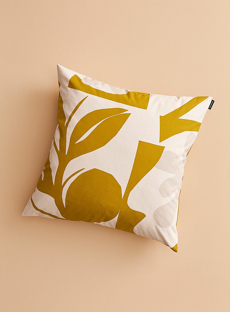Marimekko Golden Yellow Naatit cushion cover for women