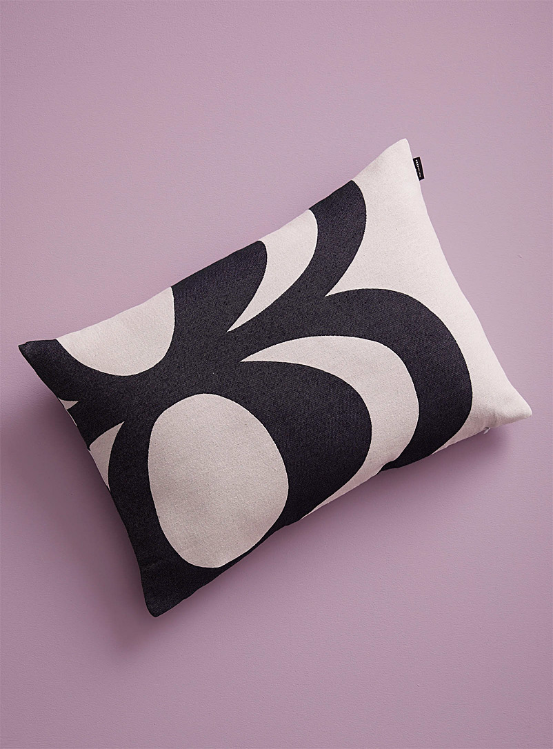 Marimekko Black and White Kaivo black and white cushion cover for women