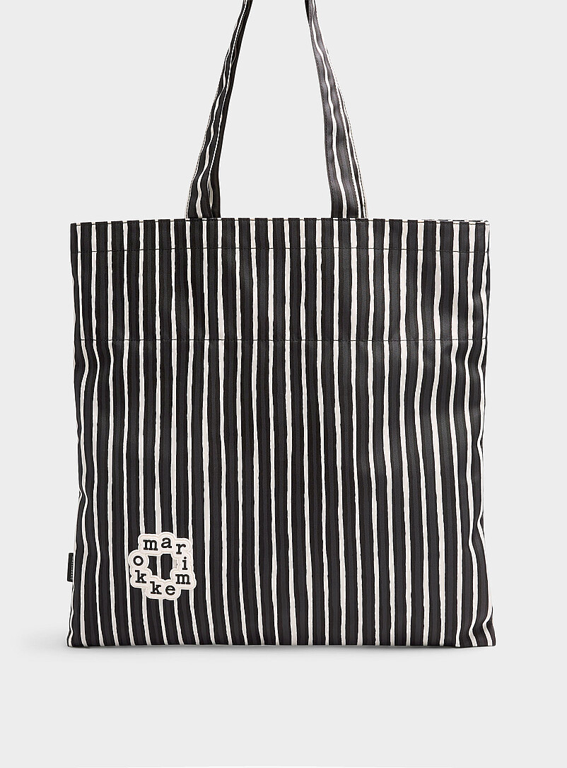 Metka Piccolo Black And White Tote