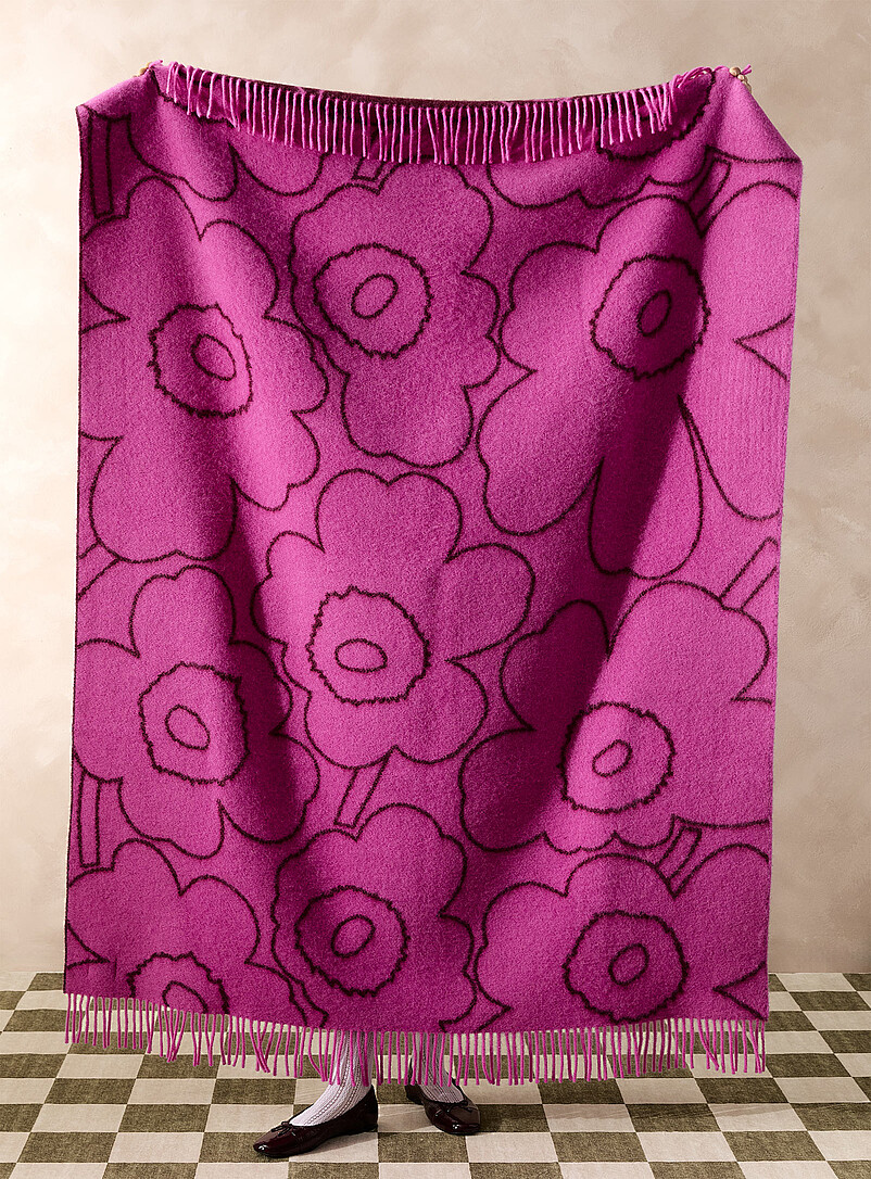 Piirto Unikko 100% wool reversible throw 130 x 170 cm product image 2