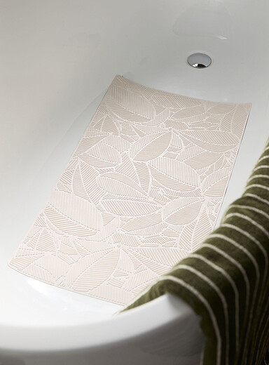 Le tapis de baignoire feuillage 40 x 70 cm
