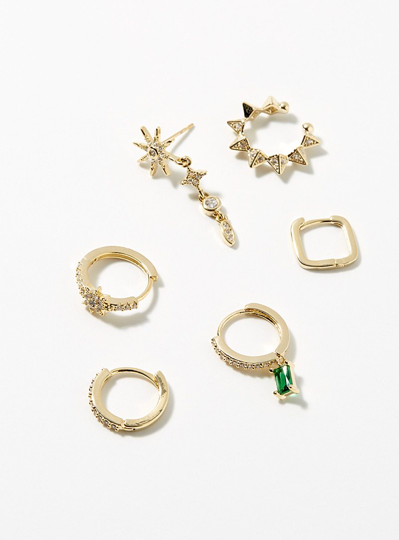 Simons Assorted Celestial earrings 6-piece set for women