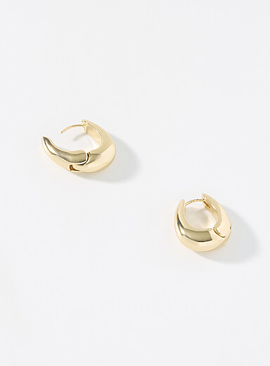 Mirror oval hoops