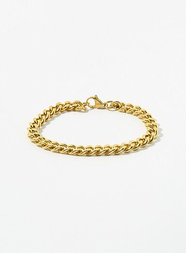 Le bracelet maille gourmette massive