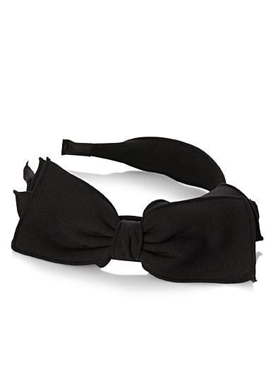 Giant bow bandeau | Simons | Shop Hair Wraps and Headbands online | Simons