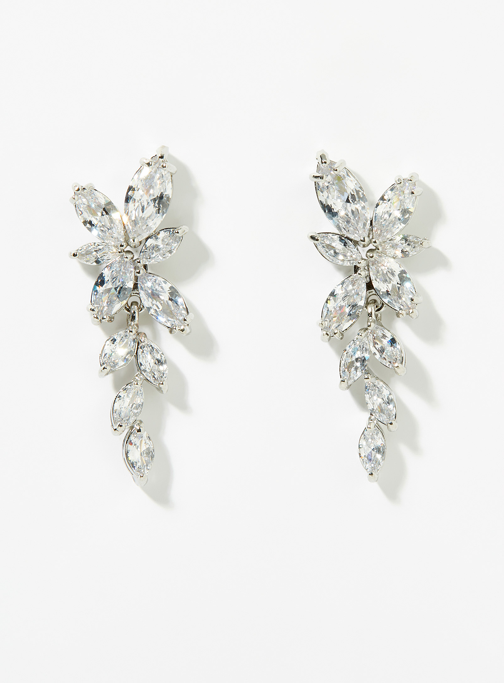 Simons - Women's Large crystal earrings