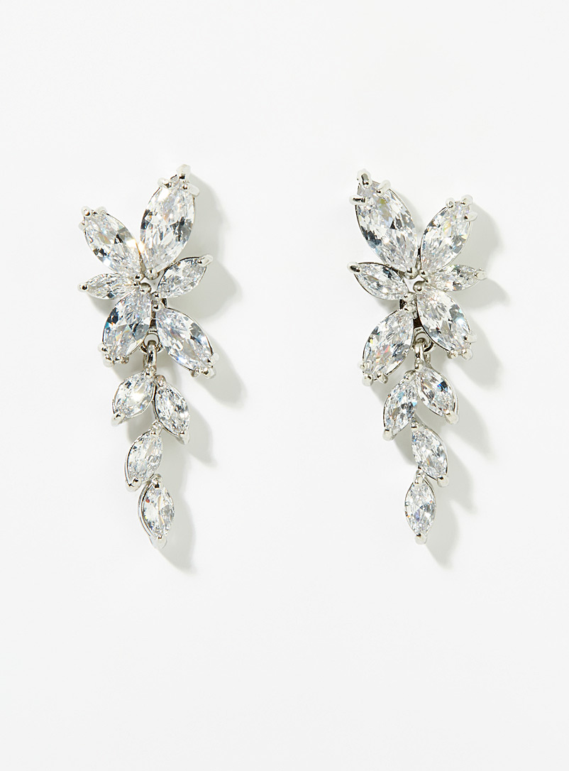 Large crystal earrings product image (primary)