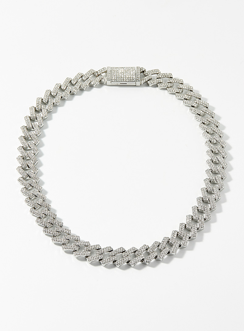 Angular crystal chain product image (primary)