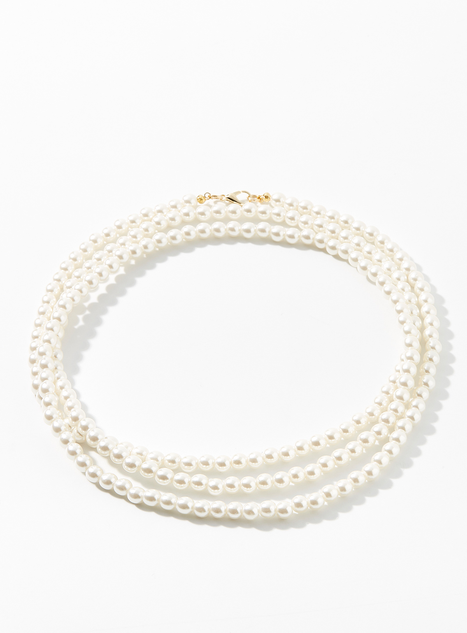 Simons - Women's Wraparound pearl necklace