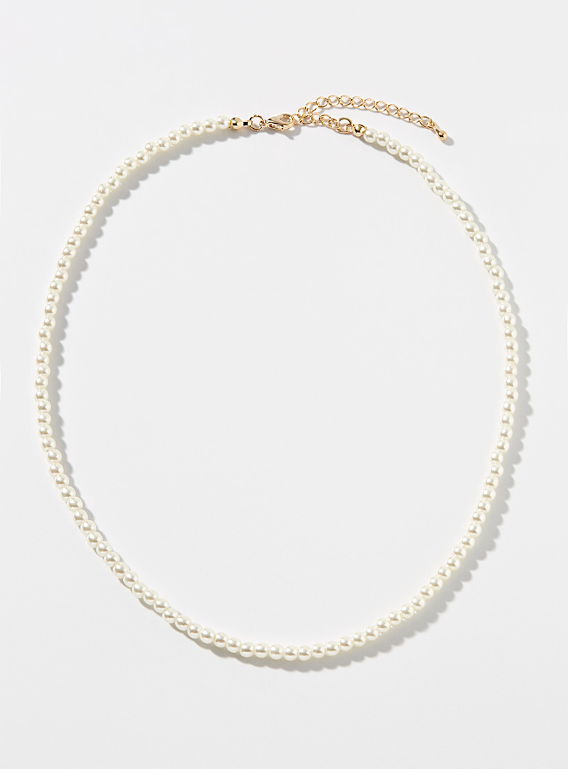 Small Pearly Bead Necklace